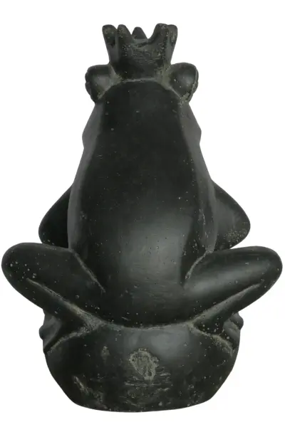 Artikelbild 6 des Artikels “Frog Prince sitting on ball, approx. 30cm height, cast stone, hollow, handcrafted & coloured “